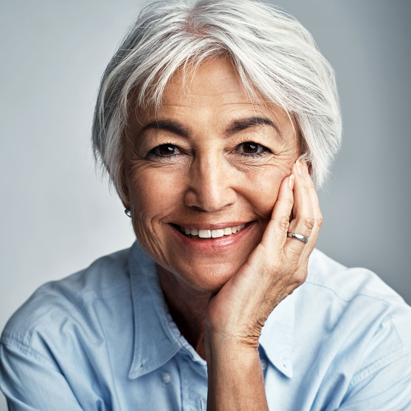 lady smiling